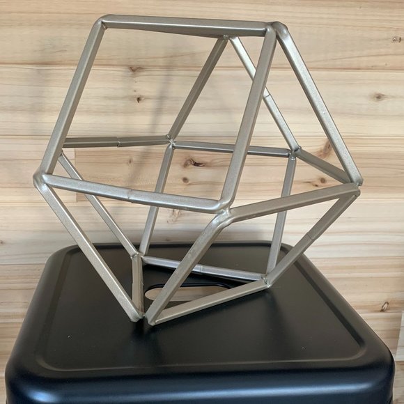 Silver Geometric Decor Shape - Picture 1 of 1